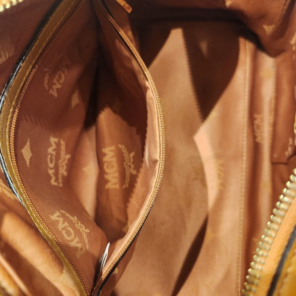 MCM Cognac Visetos Satchel-Stunning Preloved Bag! Check Out Those MCM Charms! - Picture 16 of 16